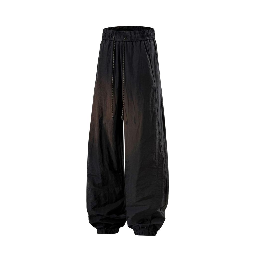 Spring and Summer New Tooling Leggings Casual Pants Men's Trendy Solid Color Simple and Versatile Loose Pants