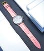 BINLUN Genuine Leather Watch Band, Replacement Watch Strap, Genuine Calfskin, Quick Release, Crocodile Pattern, 10 Colors, 13 Sizes, Unisex