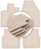 PREMIUM Beige Floor Mats For: Nissan Qashqai I J10 (wide) Crossover 2007-2013