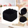 Storage Basket Multipurpose Organiser Box Minimalist Stylish Macrame Woven Decorative Basket for Living Room Makeup Closet