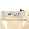 Unused Nano Universe Five-quarter Sleeve Key Neck Blouse 38 With Belt Women Used