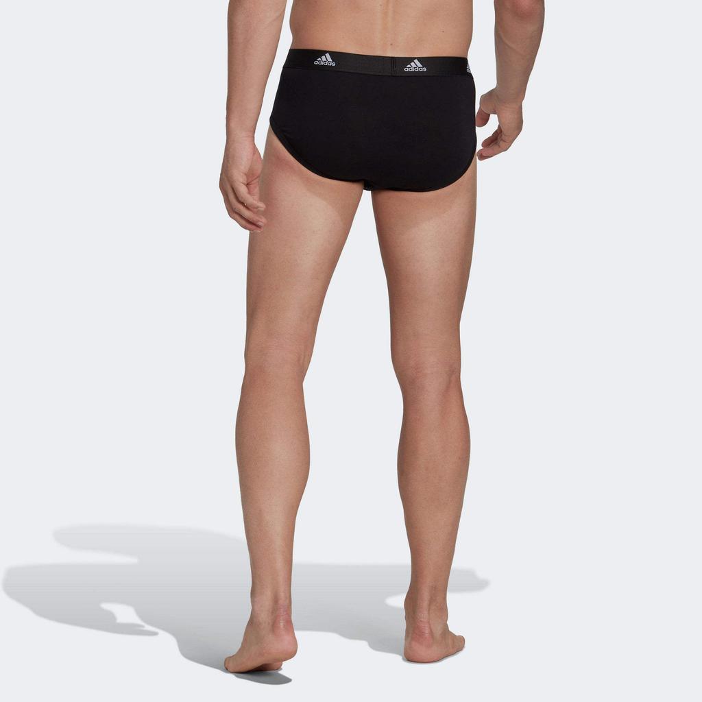 adidas Active Flex Letter Logo Print Triangle Underwear 3-Pack Men Underwear Black GB0807