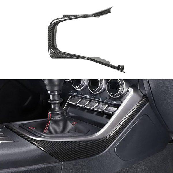 Carbon Fiber Gear Shift Panel Trim for 2022-23 LHD Subaru BRZ