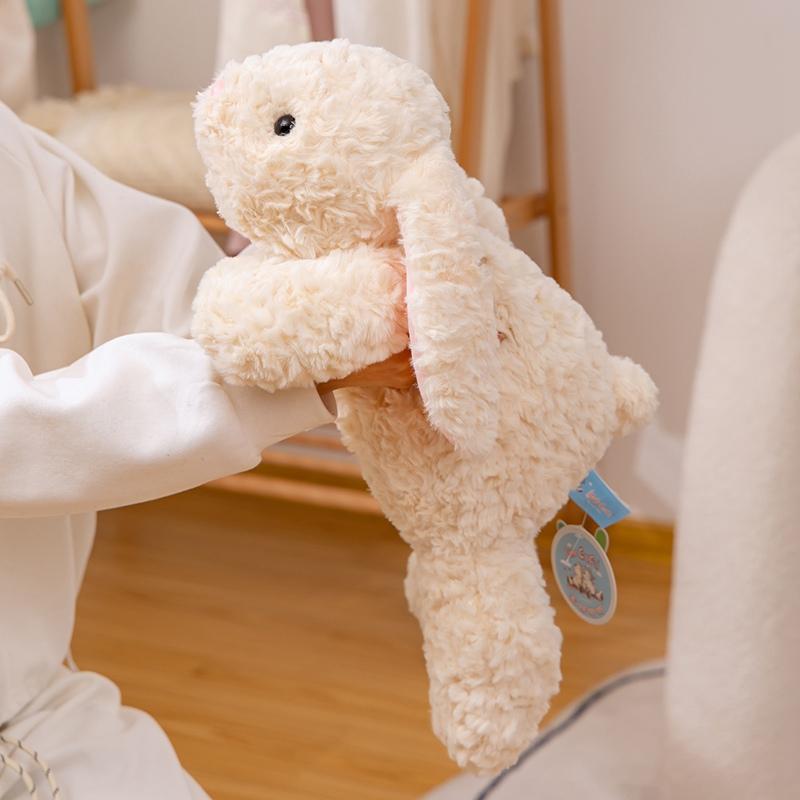 55Cm Lying Four Cartoon Animal Plush Toy Stuffed Bunny Duck Bear Elephant Sleeping Companion Gift
