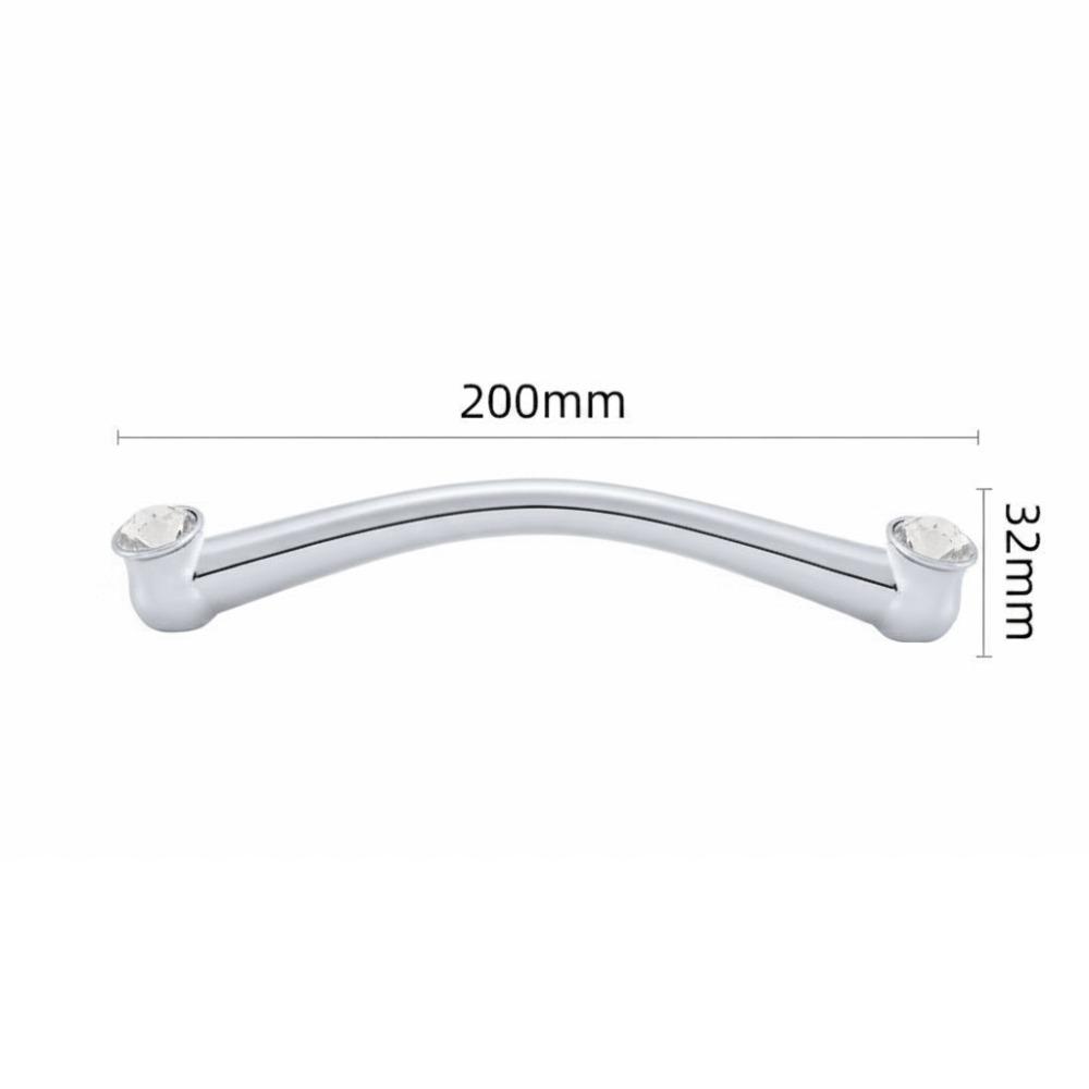 Gold Finish Cabinet Handles Zinc Alloy Wardrobe Handles Elegant Furniture Hardware Shoebox Storage