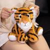 23cm Kawaii Tiger Plush Toy Stuffed Wild Animal Giraffe Doll Pillow Soft Birthday Gift for Boys Girls Kids Home Decor