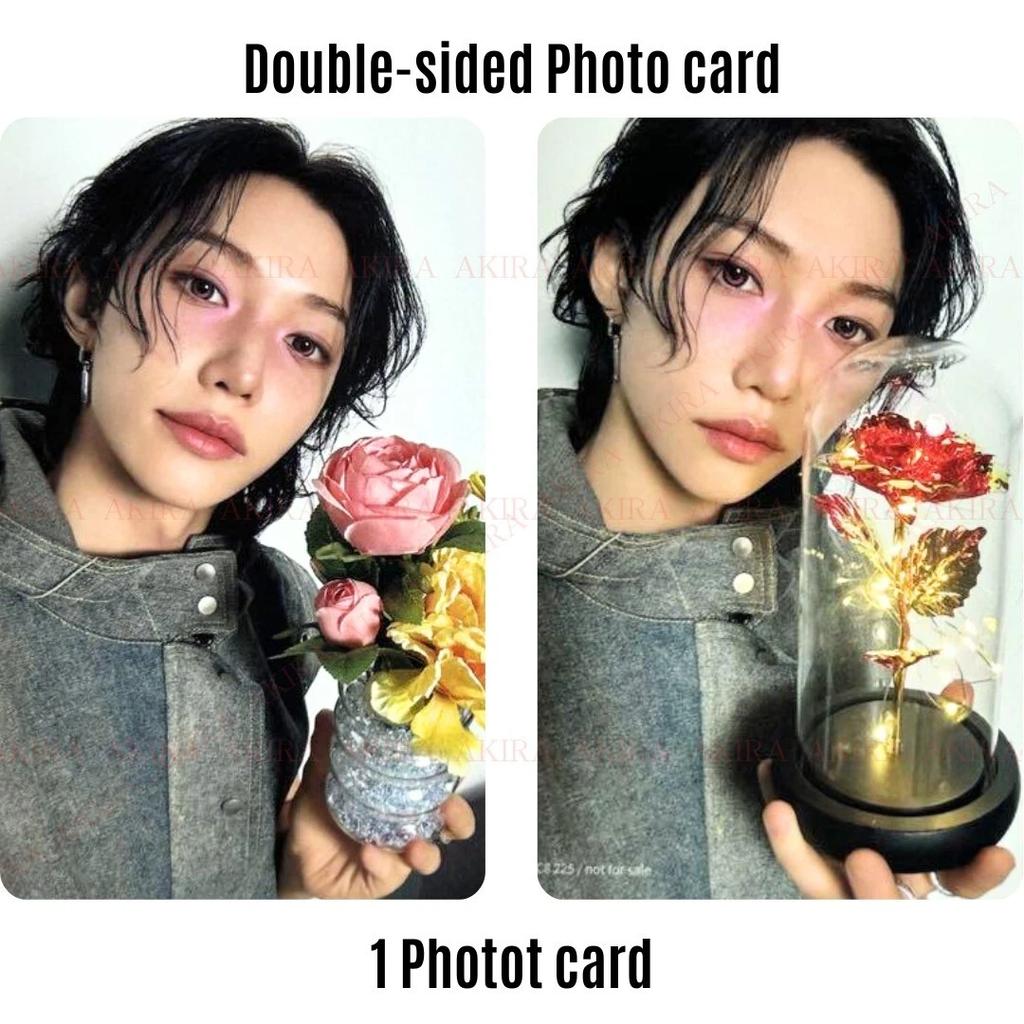 STRAY KIDS JAPÓN 3er MINI ÁLBUM Hollow TARJETA FOTOGRÁFICA DEL ÁLBUM POB DE JAPÓN LUCKYDRAW