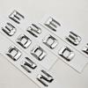 For Mercedes Benz E Class E320 E300 E220 E200 Rear Trunk Badge Emblem Decals Car ABS Chrome Logo Auto Exterior Accessories