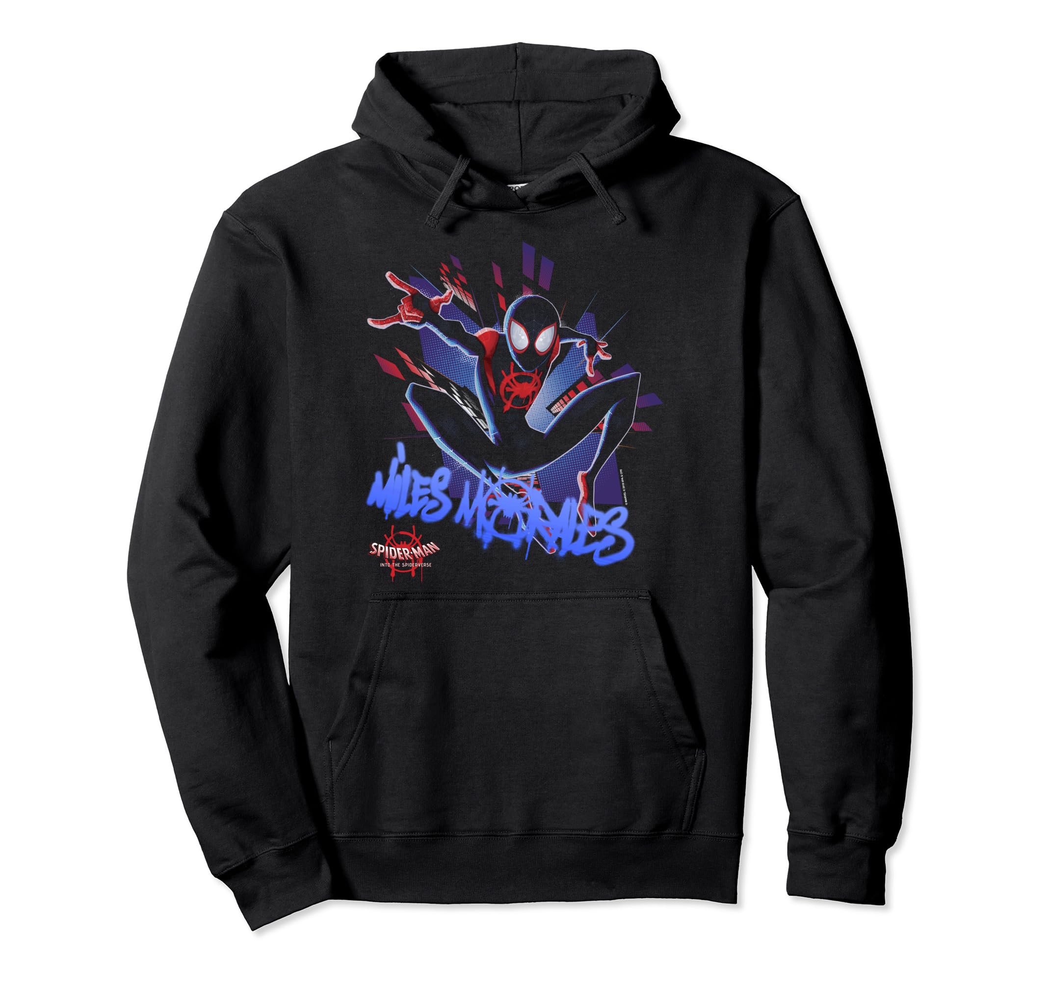 

Marvel Spider-Man Into the Spider-Verse Graffiti Explosion Hoodie