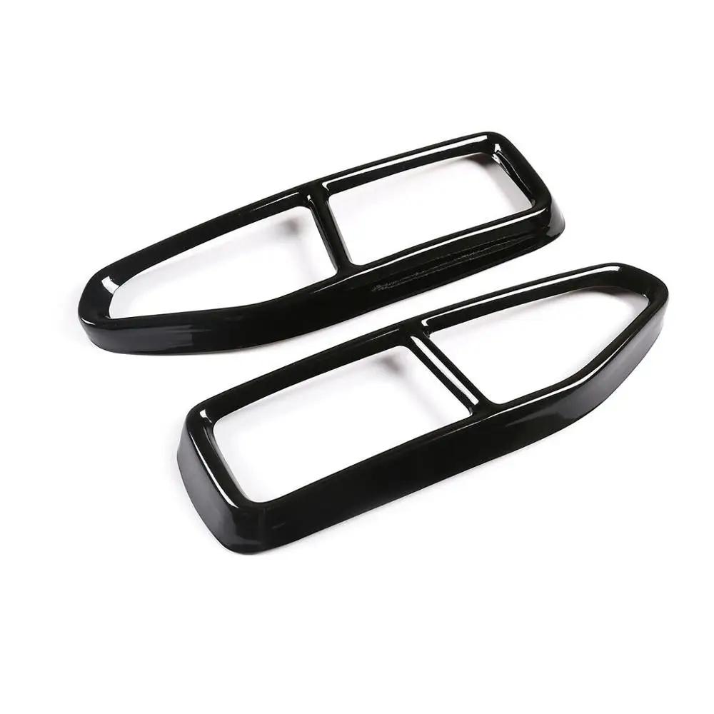 2Pcs/1Pair Steel Exhaust Muffler Tail Pipe Cover Kit For BMW 7 Series G11 G12 2019-2020
