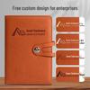 A5 Custom Logo Engraved Thickened Business Office Notebook