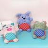 Fluffy Crinkle Plush Dog Toy Cute Animal Shape Wear Resistant Molar Interactive Chew Toy for Small Medium Dogs