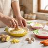 Raised Teeth Ceramic Grater Plate 2-in-1 Manual Garlic Masher Kitchen Puree Grater  Restaurant
