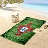 Portugal Football Print Beach Towel, Large Soft Quick Dry Towel for Beach Camping Swimming