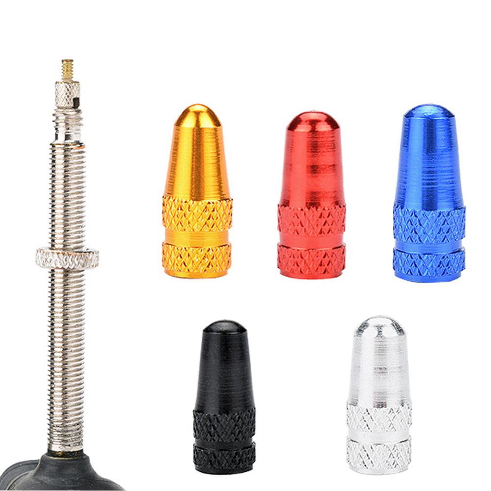 Anvelope de bicicletă Capace de supape Presta Capace de supapă de aer Aliaj de aluminiu pentru anvelopă de bicicletă de șosea Capace de supape proiectate cu capac ultraușor