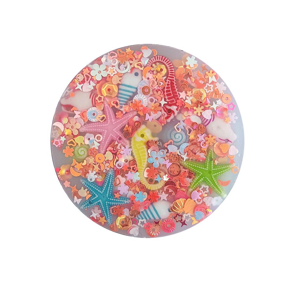 

Skin Picking Fidgeting Plaything Ocean-Themed Silicone Pad Skin-Picking Tactile Fidgeting Toy Children Adults Stress Relief Venting Toy Gift
