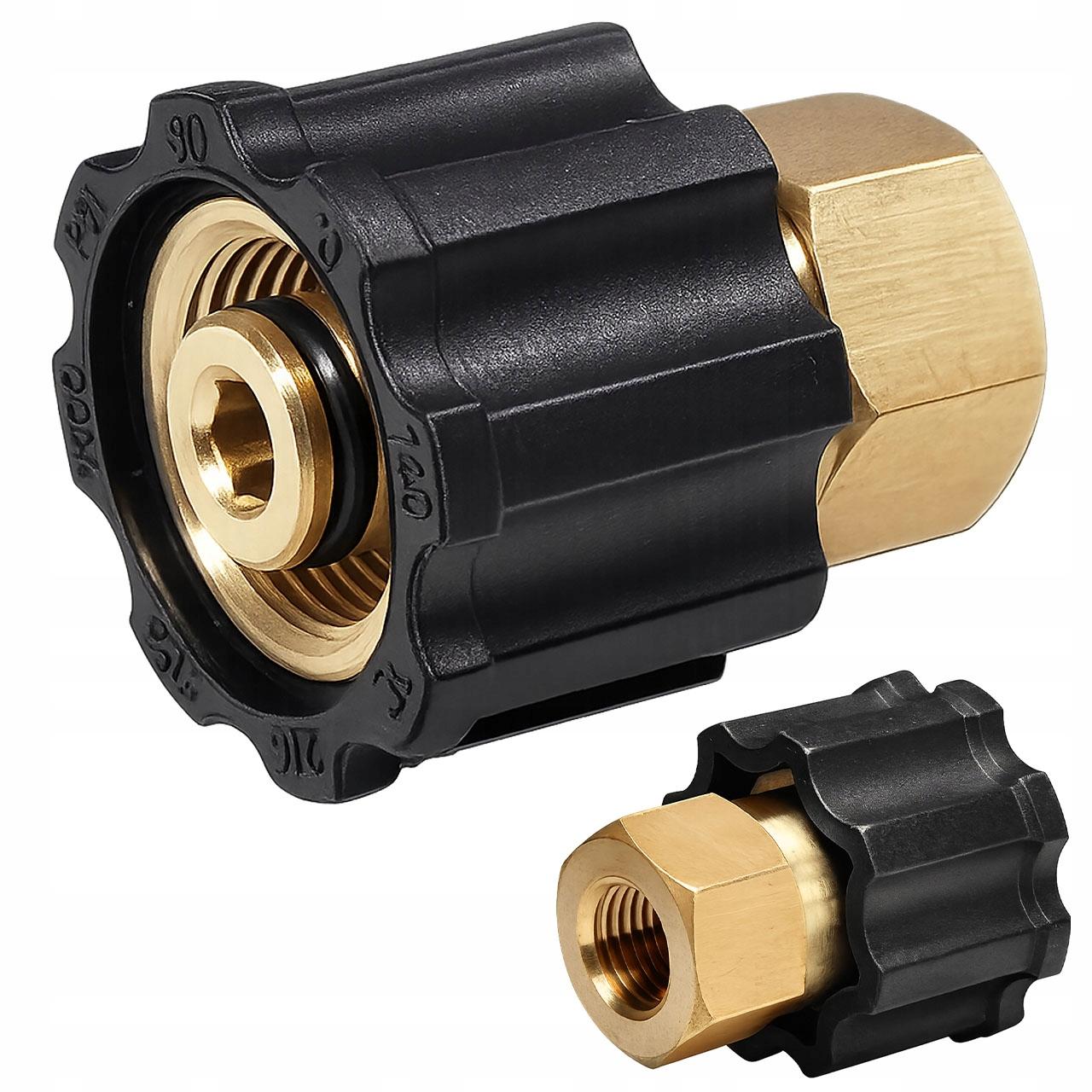 

Rosfix Adapter Redukcja M22x1,5 na 1/4 F – Mosiężny | O-ring | Kompatybilny z Karcher HD/HDS
