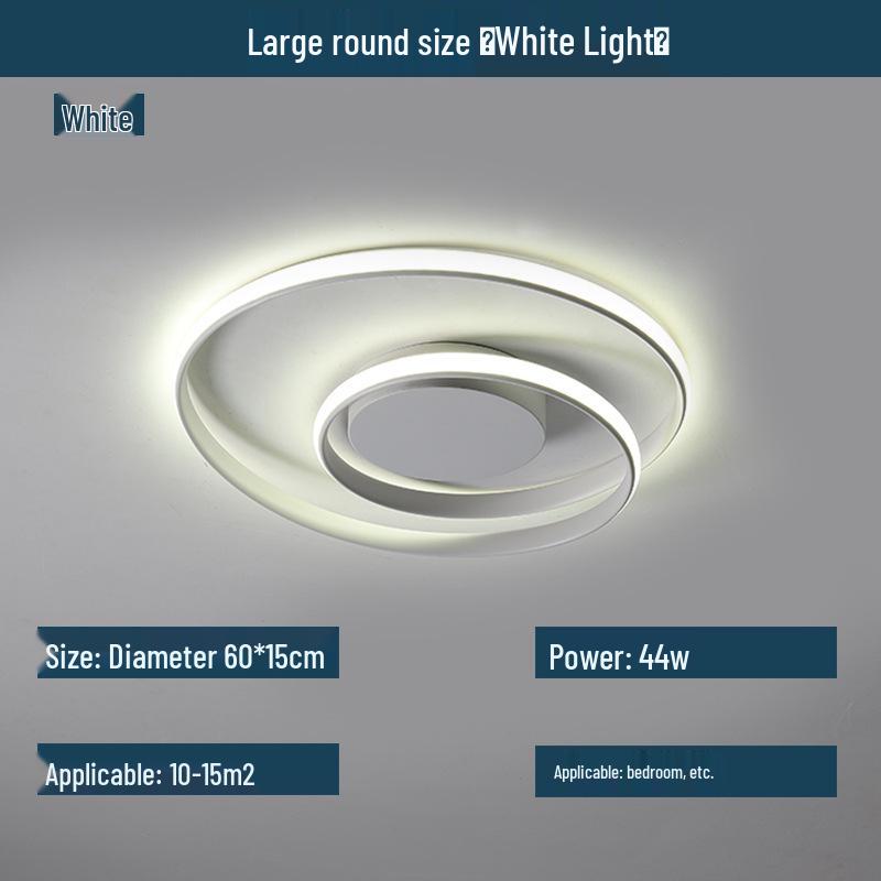 Nordic Postmodern LED Ceiling Light - Minimalist, Creative Design for Living Room or Bedroom