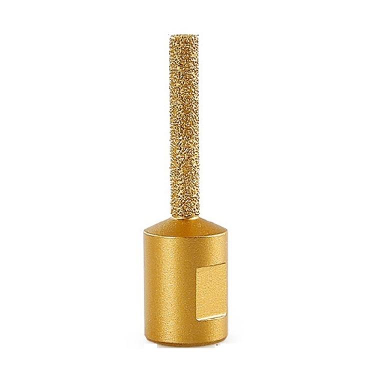 Multipurpose Round Shank Vacuum Brazed Burr Head Grinding Rotary File Fit for Stone Steel Engraving Enhancing Durability