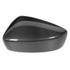 Pair Dry Carbon Fiber Rearview Mirror Cap Cover Protector Trim Fit for Mazda 3 Axela 2017‑2018