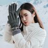 Winter Warm Gloves for Women with Thick Velvet for Windproof and Cold Resistant Cycling Waterproof Gloves In Winter