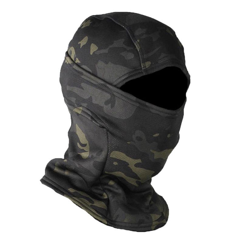 Camouflage Plus Velvet Warm Motorcycle Riding Balaclava