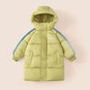 Children's down cotton-padded clothes Medium long children's clothes Boys' clothes Padded-padded clothes Girls' baby cotton-padded jackets Keep warm