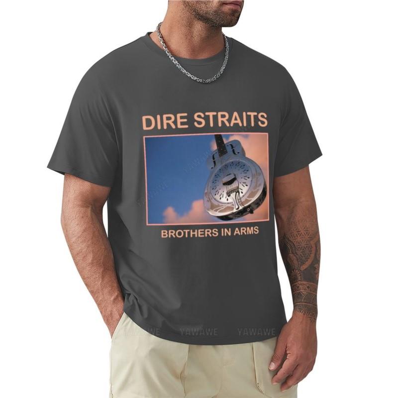 

man summer tshirt for boys Dire Straits TShirt plain tshirt t shirt man cute clothes mens t shirts pack new men cotton tshirt 4XL