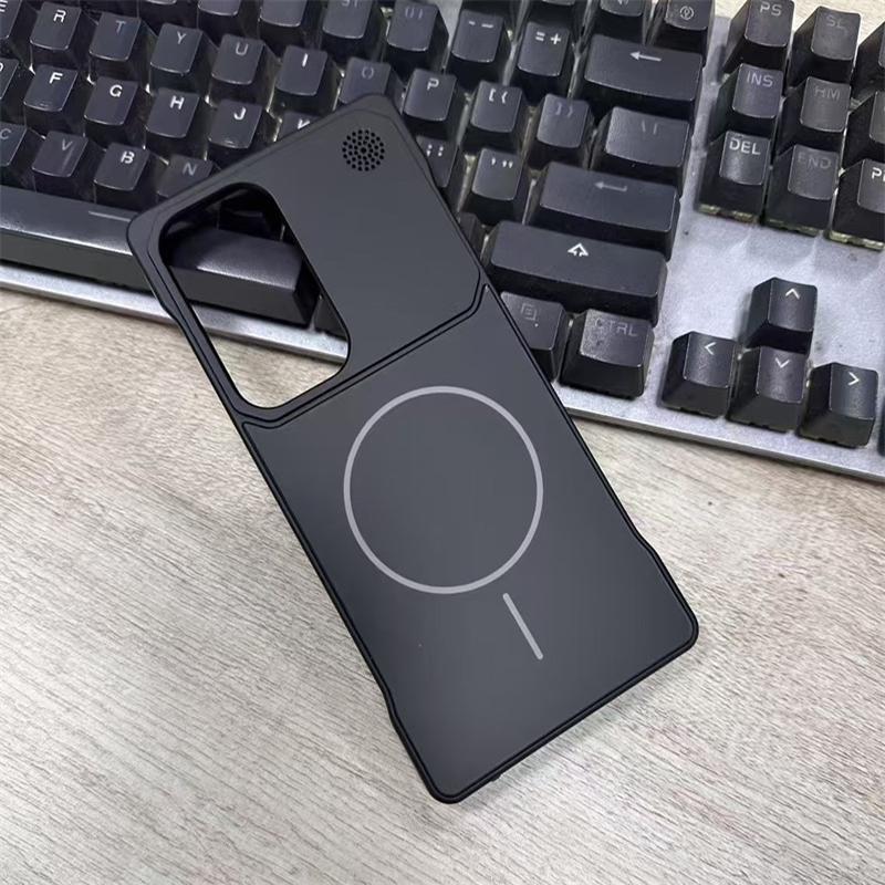 For Samsung Galaxy S25 S24 S22 S23 Ultra Case Shockproof Matte MagSafe Wireless Charging Frameless Aluminum Alloy Protective S25