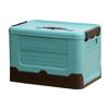 Portable Folding Storage Box with Support Clear for Organizing Clothes In Closets or Supplies In Dorms and Offices
