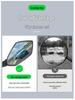 Universal Rearview Mirror for Kawasaki Z1000, Z750, Z800 - Reflective, 10mm Fit