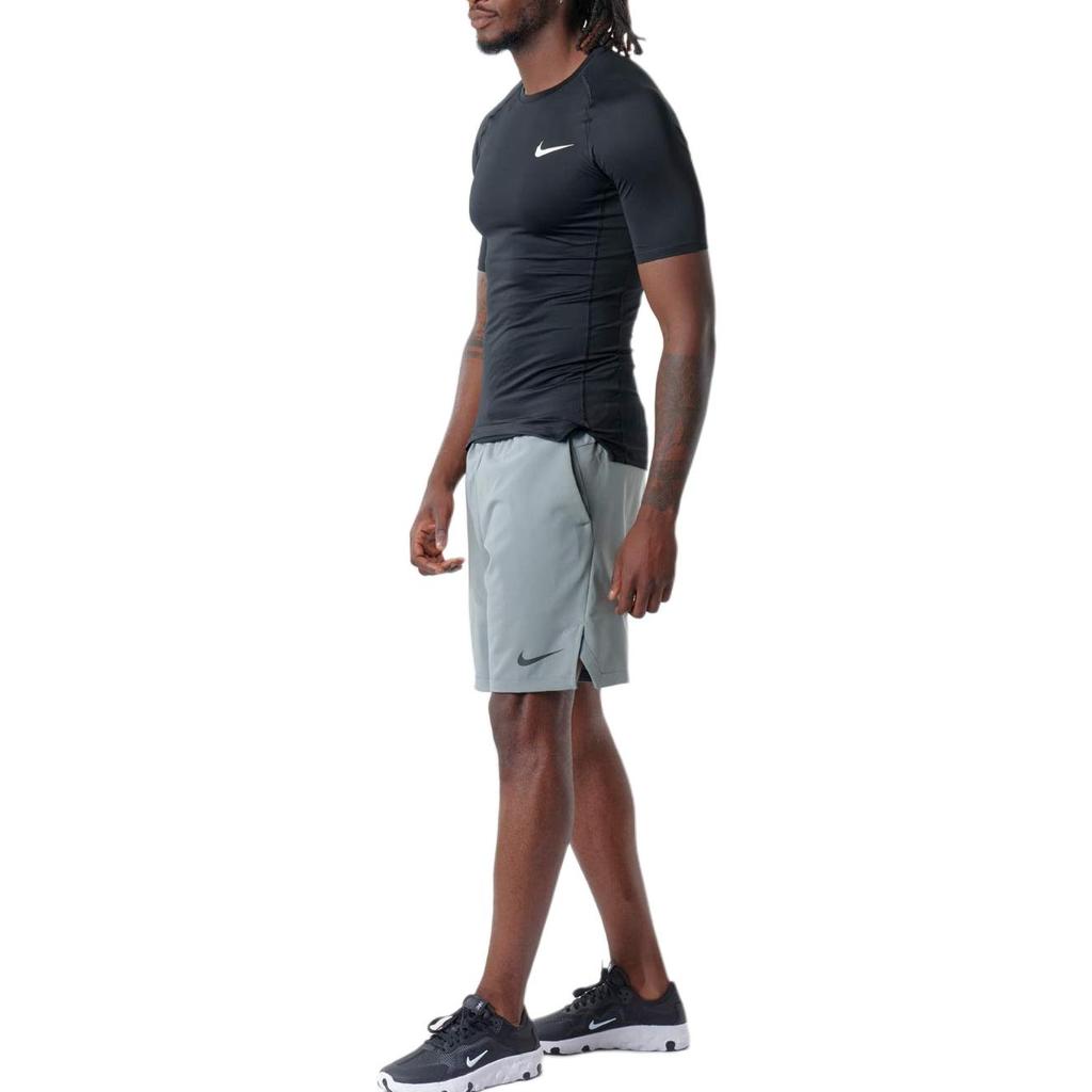 Nike Logo Printed Casual Crew Neck Short Sleeve T-Shirt Men Tops Black BV5631-010