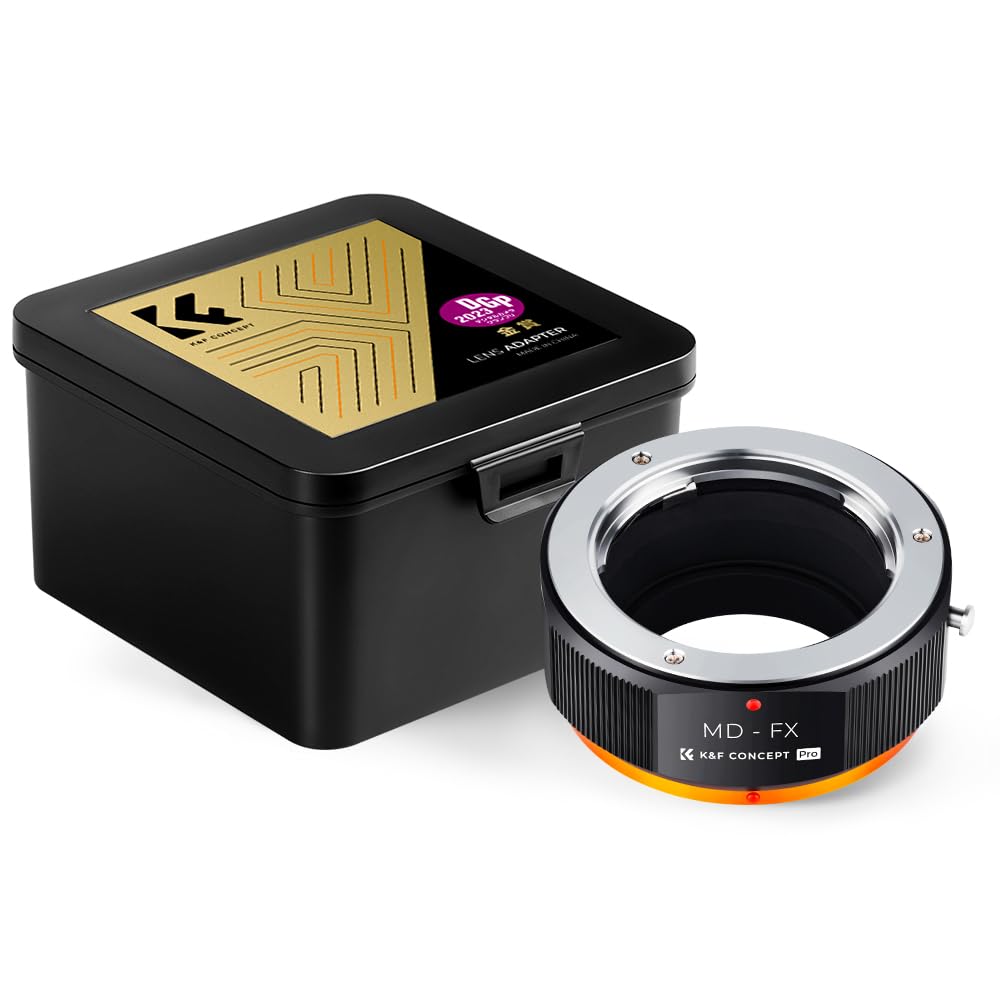 CONCEPT PRO II Mount Adapter for Minolta Lenses to Fujifilm Matte and Infinity Available Direct from the K&F MD-FX MD-Mount FX-Mount Cameras. Finish,