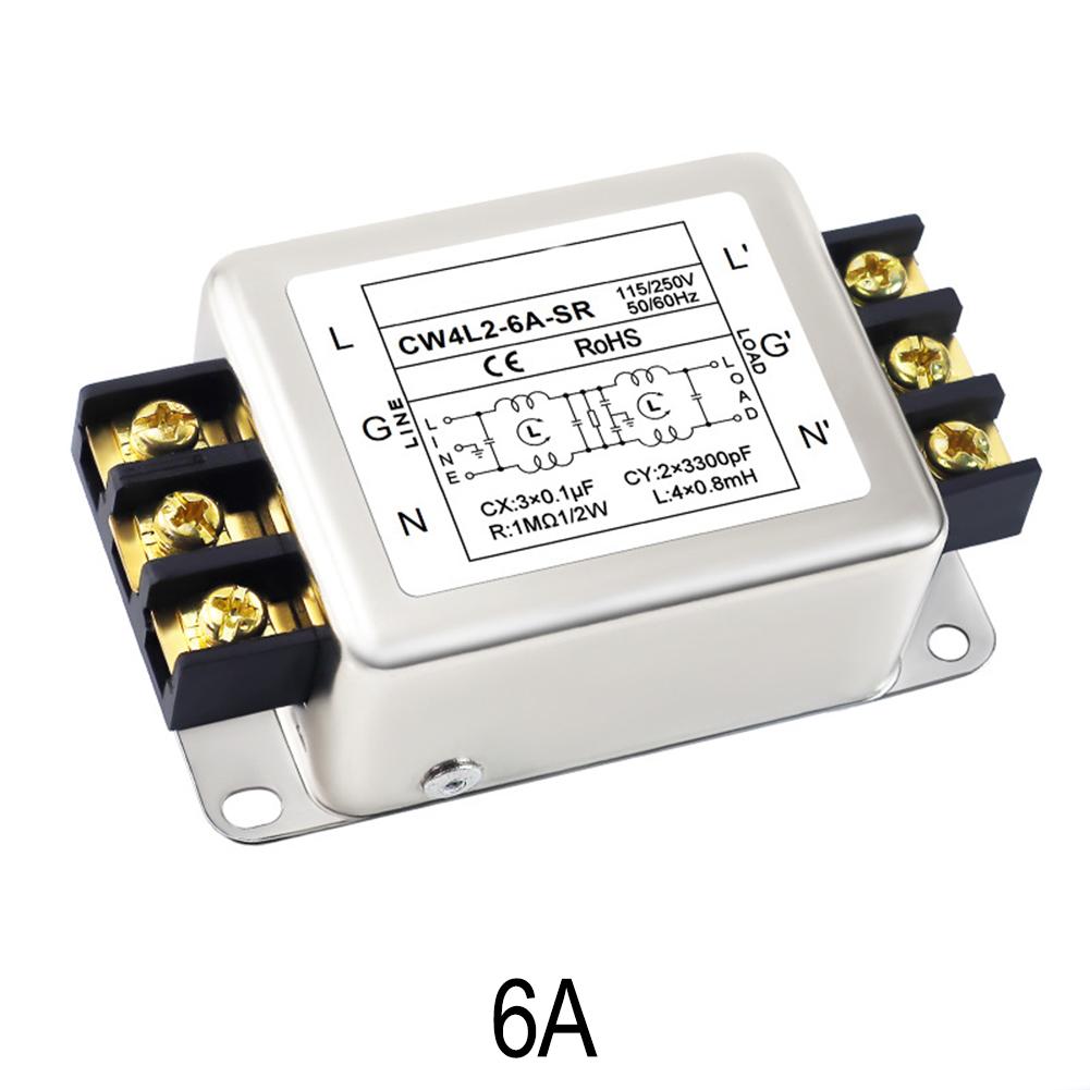 1-phase Filter Anti-interference Filter For Efficient Operation Conduction Attenuation For Household Appliances