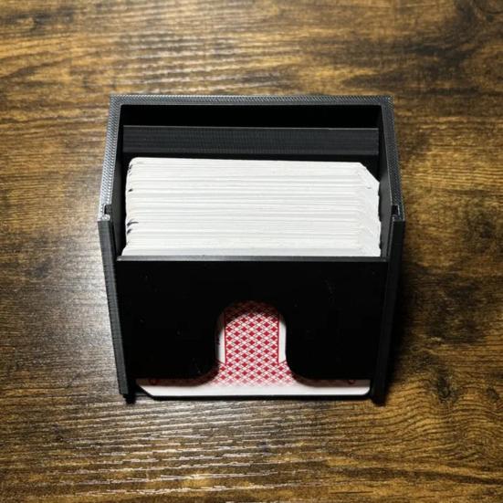 Poker Kartenmischer Tragbarer Standardgröße Kartenmischschuh Spender Halter Transparent Ablage