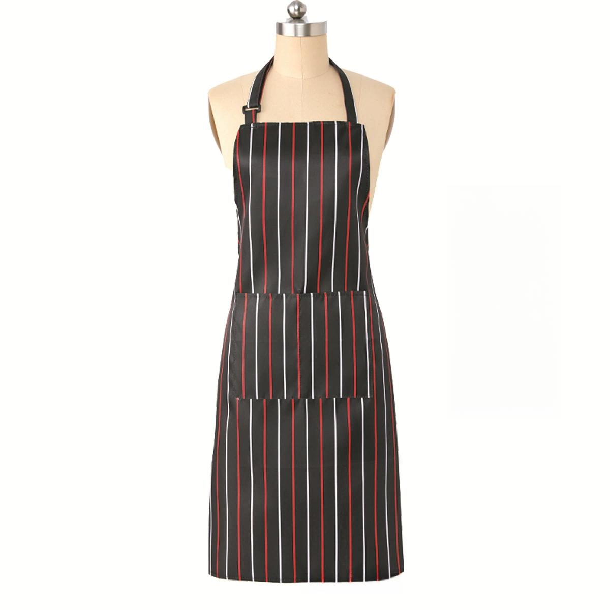 

1 шт. Кухонный фартук для готовки, фартуки для шеф-повара с карманами, фартук без рукавов для мужчин и женщин, для барбекю, официантов, комбинезоны, кухонные принадлежности