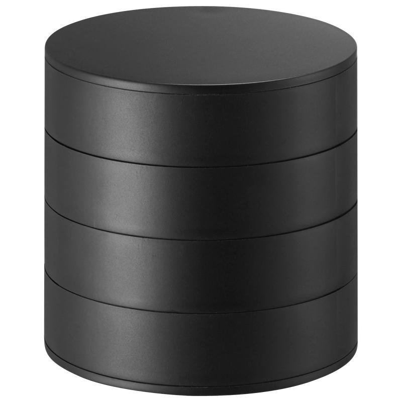 Nordic Rotating Creative Simple Girls Desktop Jewelry Box, Small Accessories Bracelet Headrope Finishing Multi-layer Storage Box