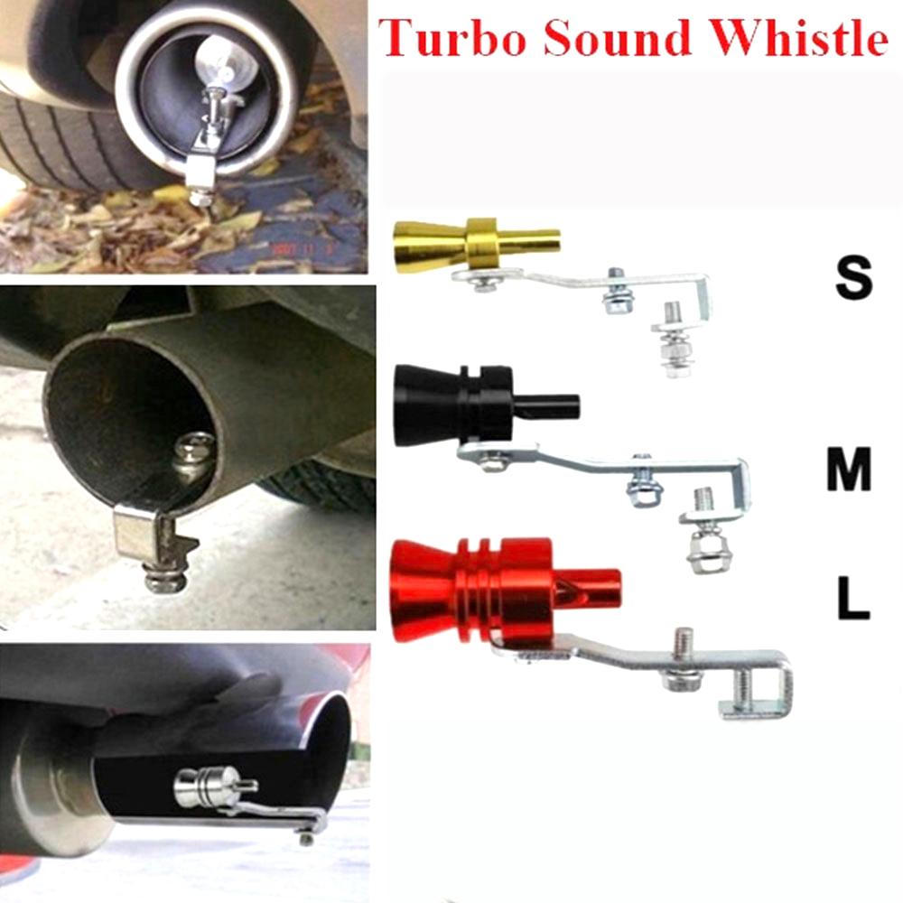 Univerzální hliníková píšťalka na výfukovou trubku s turbo zvukem, simulátor blow-off ventilu pro auto