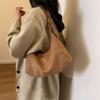Frosted Retro Bag Women's Large-capacity New Autumn and Winter Versatile Shoulder Messenger Bag Class Commuter Tote Bag