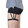 1 Pair  Men Shirt Stays Belt with Non-slip Locking Clips Keep Shirt Tucked Leg Thigh Suspender Garters Strap
