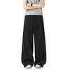 Wide-leg trousers men's new drape loose straight casual pants black versatile ruffian handsome loose trend trousers wholesale