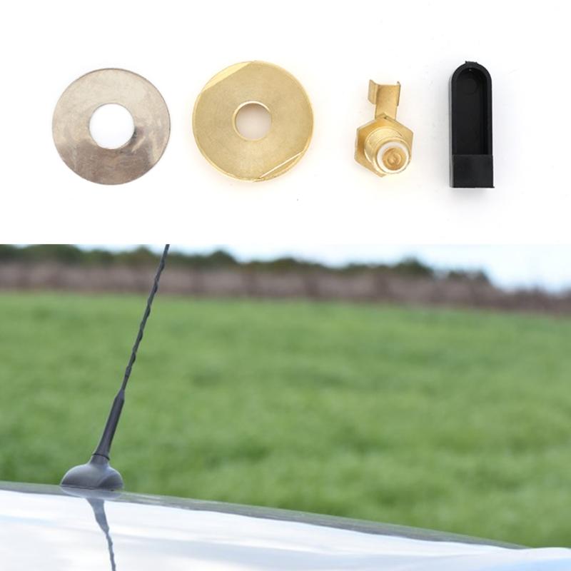 Vehicle Antennas Mount NMO Coaxial Connector Adapter 3/8inch Hole with Weatherproof O Rings and Easy Solder Connection