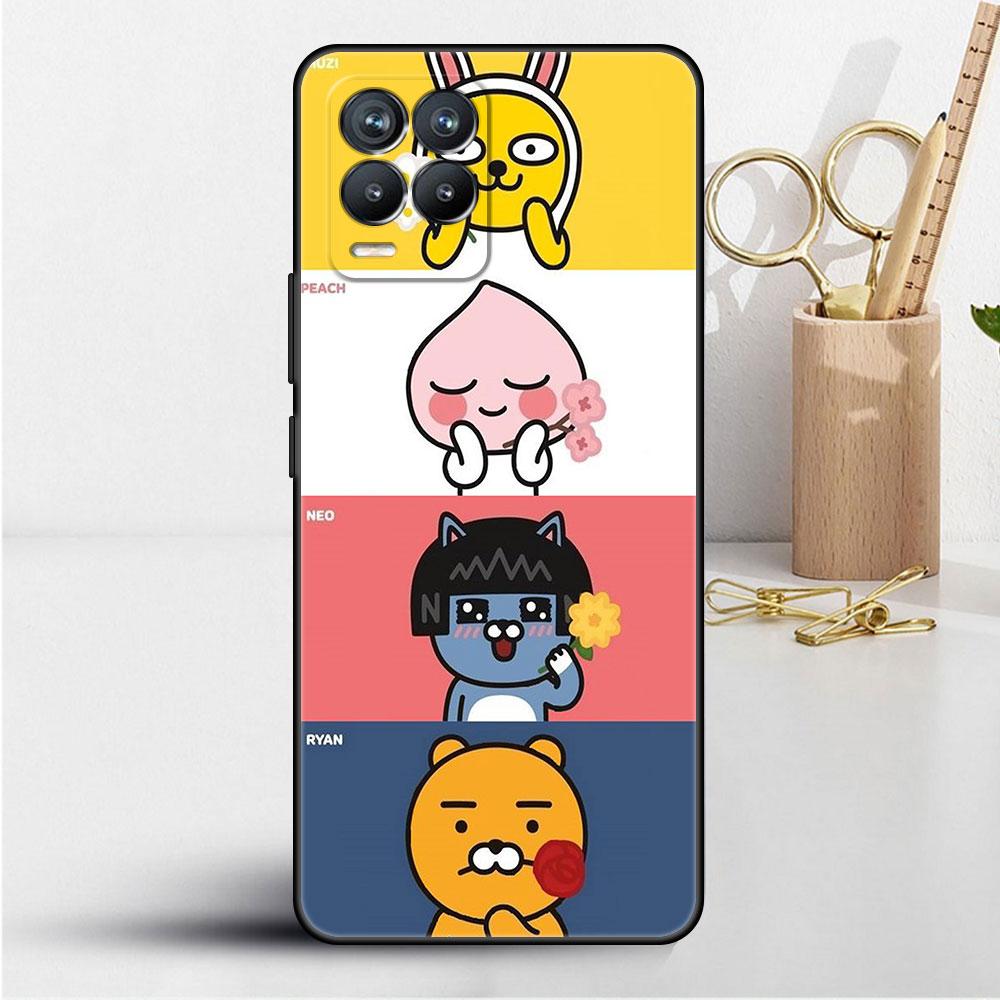 Kakao Friends Hülle für Realme 8 C21y GT Neo 2 3 8i C21 7 C11 6 C12 C35 C3 GT 9 Pro C12 Master Funda Telefonabdeckung
