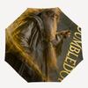 1pc H-Hogwarts Umbrella, Sun Protection, And UV Shielding. It Has Eight Sturdy Ribs for Outdoor Use And Perfect As a Holiday Gift