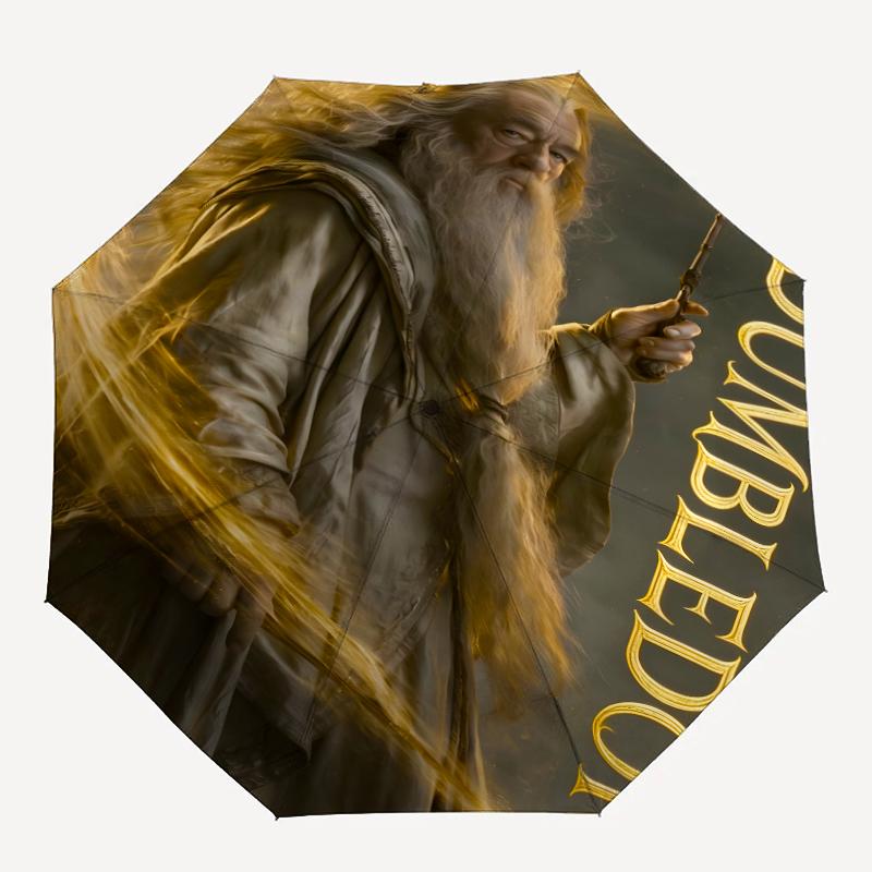 1pc H-Hogwarts Umbrella, Sun Protection, And UV Shielding. It Has Eight Sturdy Ribs for Outdoor Use And Perfect As a Holiday Gift