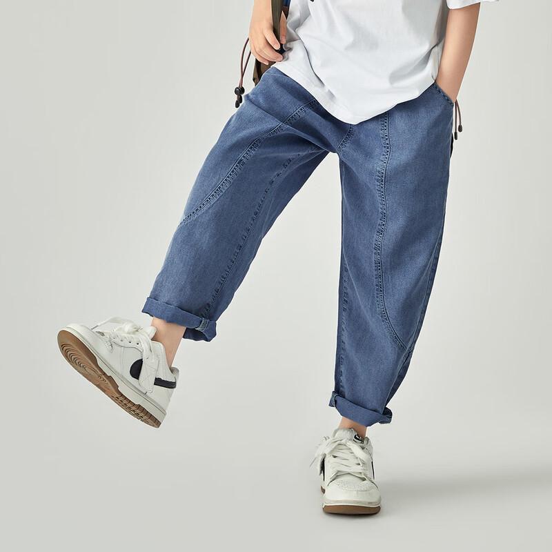 Boys' Summer Cool Tencel Straight-Leg Pants