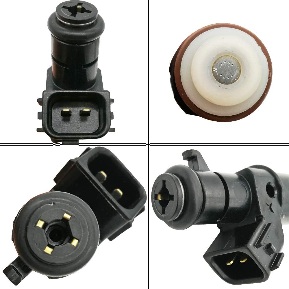 6Pcs 16450-RCA-A01 FJ485 Fuel Injectors 8 Holes Engine Nozzles for Acura TL MDX Honda Accord Odyssey Pilot Ridgeline 16450 RCA A01 16450RCAA01