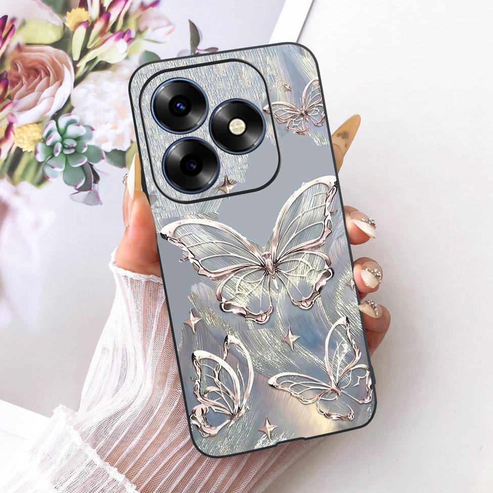 Phone Case For ITEL S23 Plus Cover S681LN Silicone Cute Cat Fashion Funny Cool Painted Casing For ITEL S23+