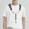 PU Leather Saxophone Shoulder Strap No Stress On Neck Shoulder Strap Adjustable