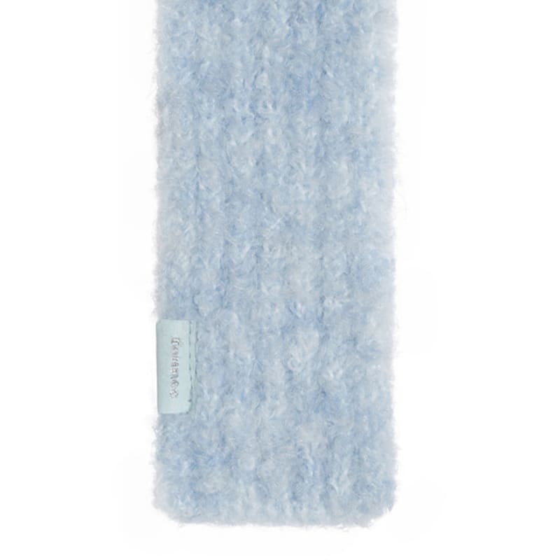 FENNEC BOUCLE KNIT MUFFLER - POWDER BLUE